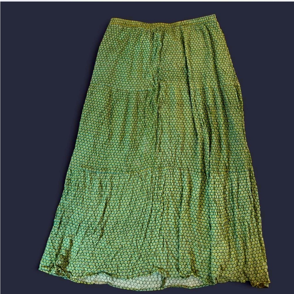 NWOT Green Cottagecore Maxi Skirt